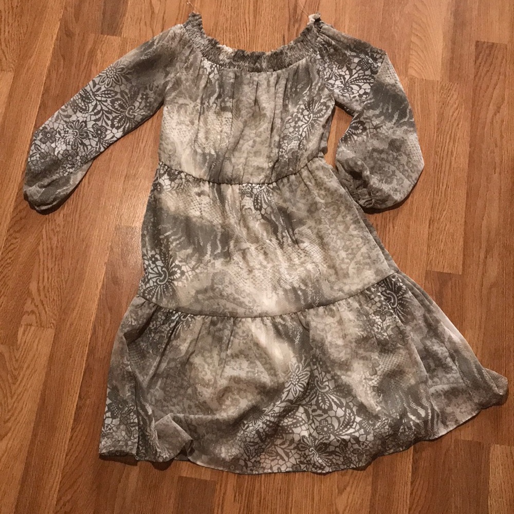 Country Chic Off the Shoulder dress